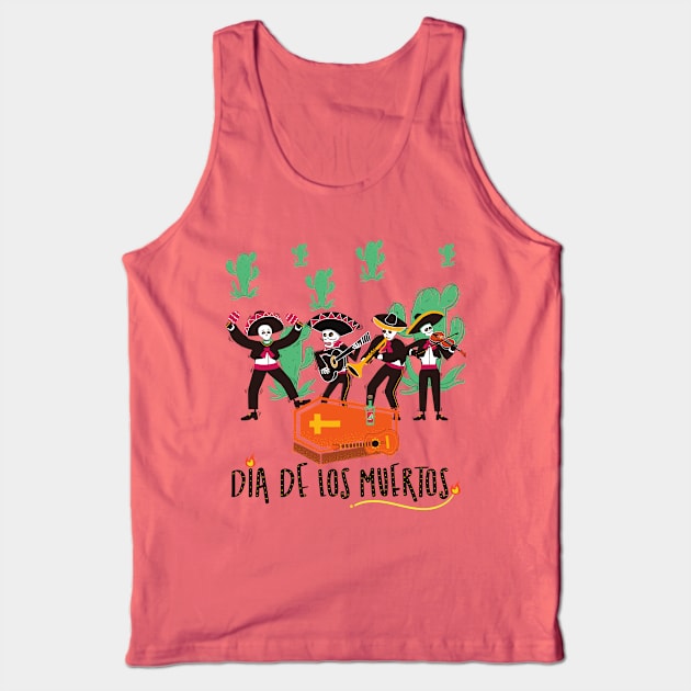 Dia de los muertos Tank Top by Epic Shirt Store